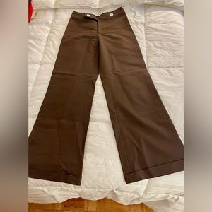 Ralph Lauren Black Label Palazzo Brown Pants in Size 4